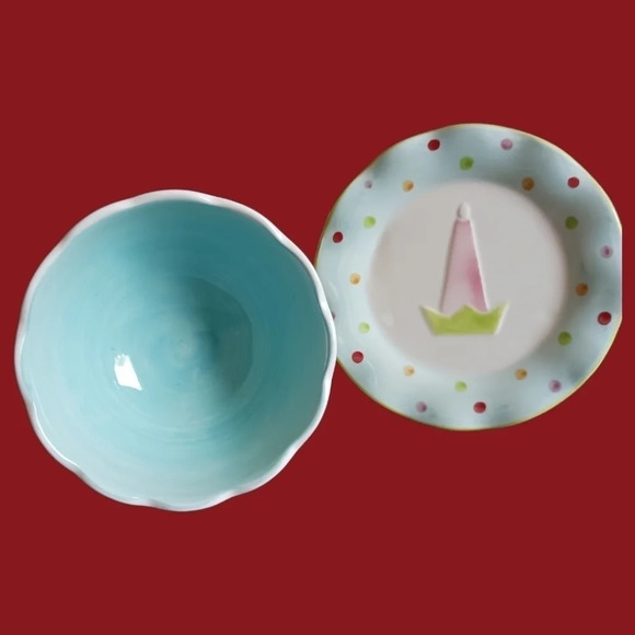 Cupcake plate& ice cream bowl - Picture 2 of 7
